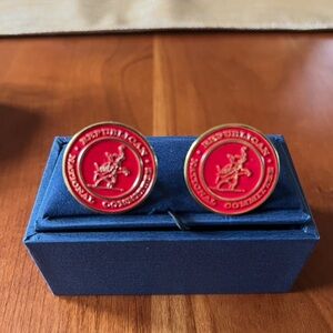Red Cufflinks